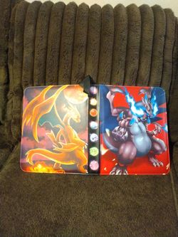 Pokemon Charizard binder . Full of cute pokemon only !