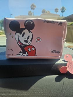 Mickey And Minnie Creme Shop Makeup Bag