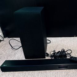LG Soundbar & Subwoofer