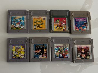 Lot of 8 original NINTENDO Gameboy games + console only $149 READ!