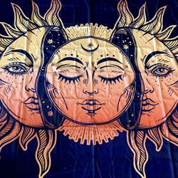 Three Suns Celestial Flag
