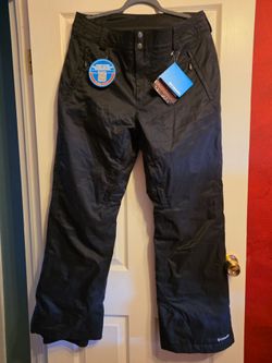 Womens Columbia Black Snow Pants with Tags