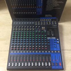 NEW YAMAHA MG16XU 16 - Channel Mixer With Box 