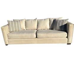 Large Cream Sofa 