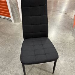 Set of 4 Black Dining Chairs