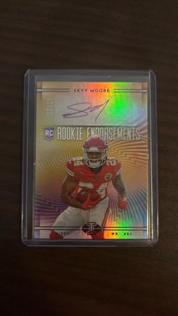 /10 AUTO! Cheifs Skyy Moore 2022 Panini Illusions Rookie Card