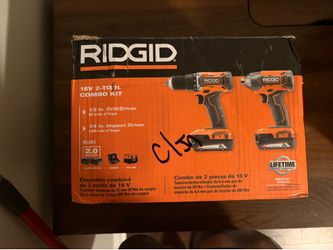 RIDGID 18V 2-Tool Combo Kit