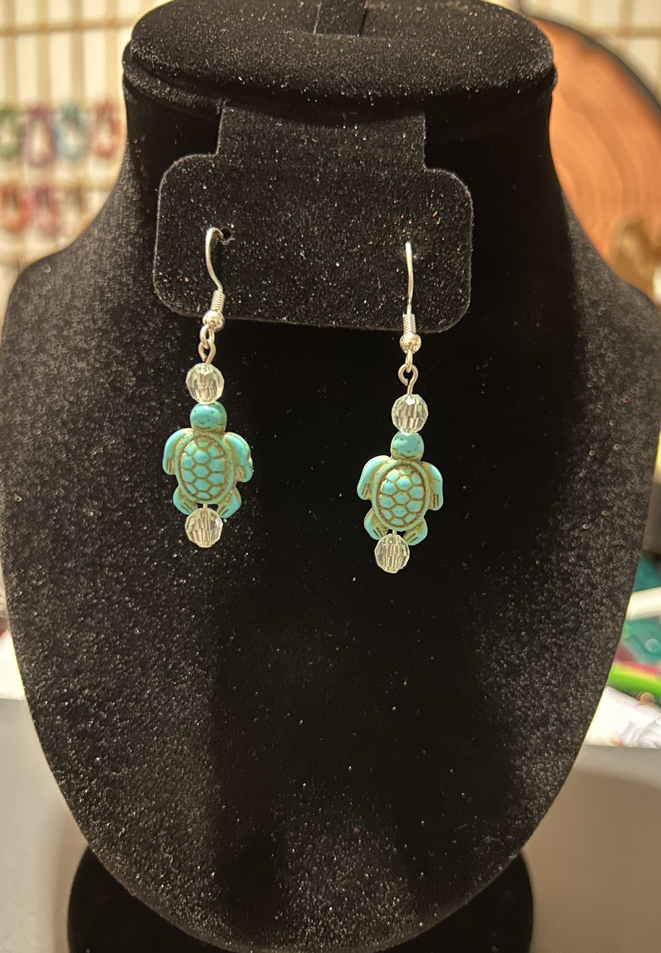 Handmade Turtle Earrings #2