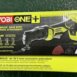 NEW Ryobi P340 One 18V JobPlus Multi Tool with 3 Attachment Heads for Sale in Peabody MA OfferUp