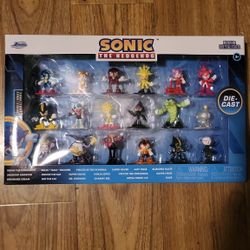 Sonic The Hedgehog Nano Metalfigs 18 Count New