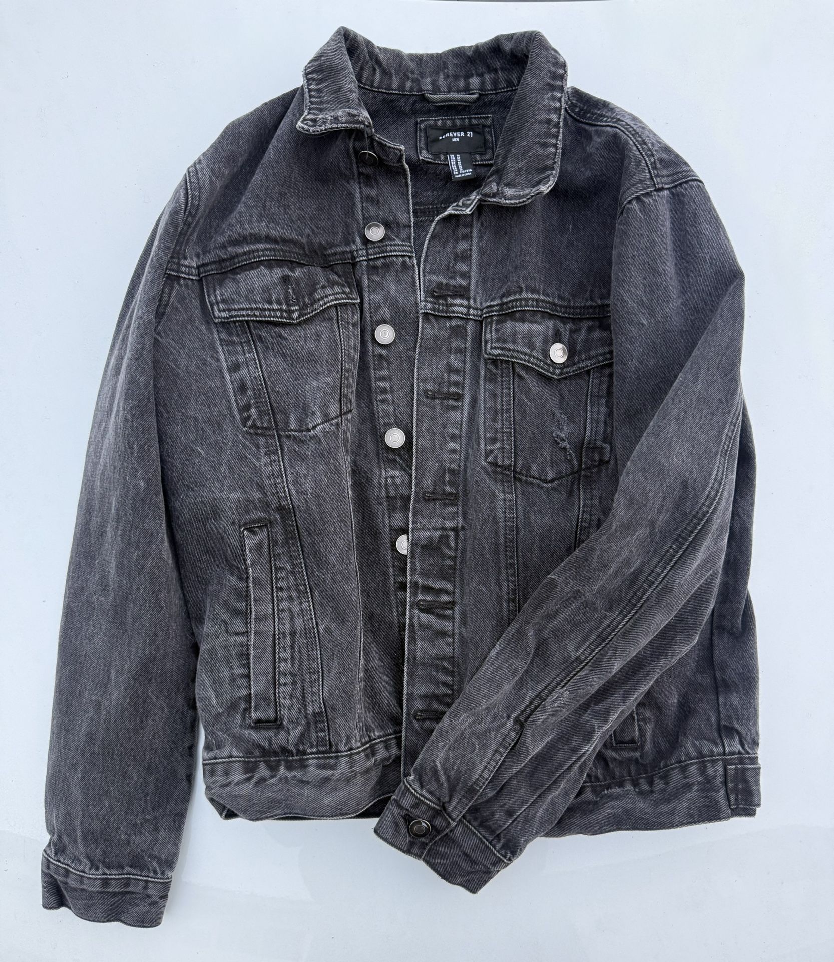 Black Denim Jacket Medium