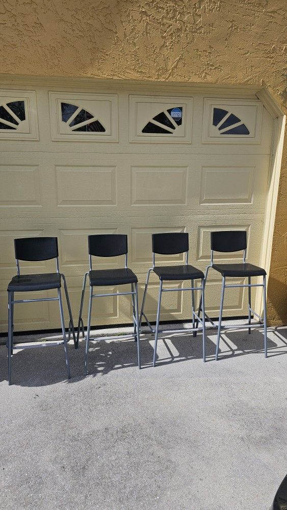 4 Stools Legs Have Been Painted 