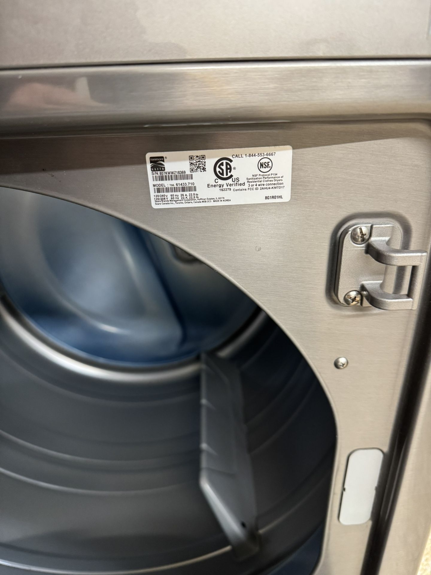 Kenmore washer and dryer