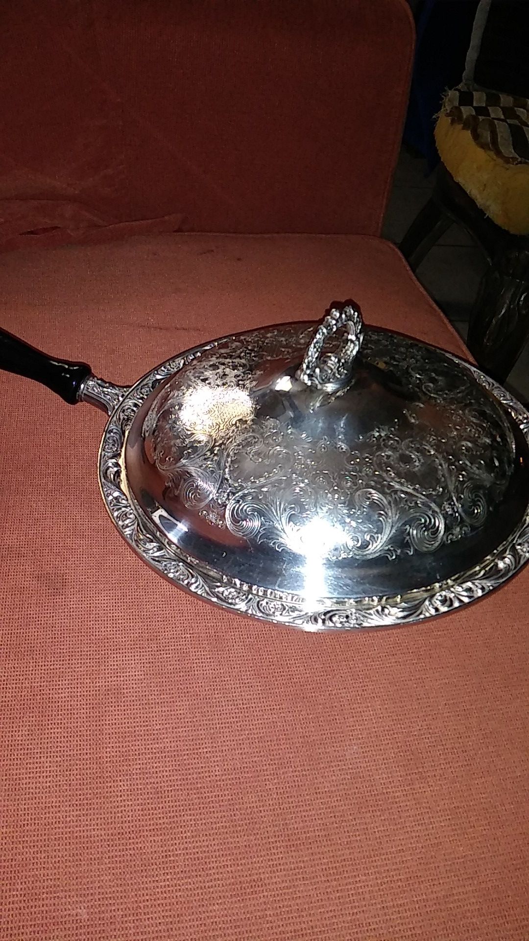 Antique Silver Serving Dish