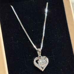 MOISSANITE NECKLACE. 925 Silver