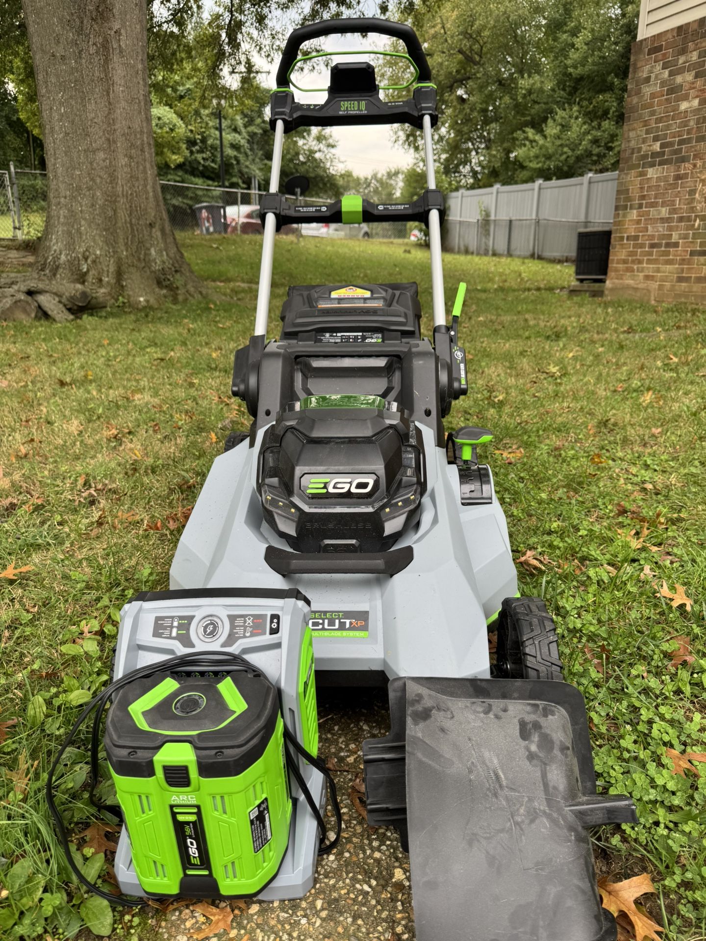 Ego Speed IQ Mower With Everything Included Like Brand New Works As It Should! Awesome Deal!!