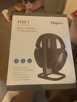Wireless tv headphones