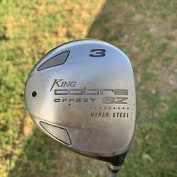 king cobra offset hyper steel fairway 3 wood RH