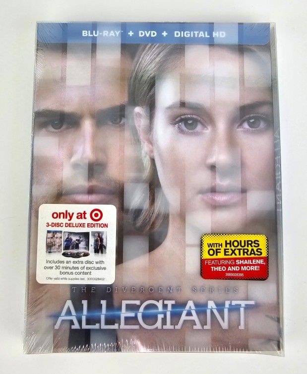 The Divergent Series: Allegiant Blu-Ray DVD Exclusive 3-Disc Set