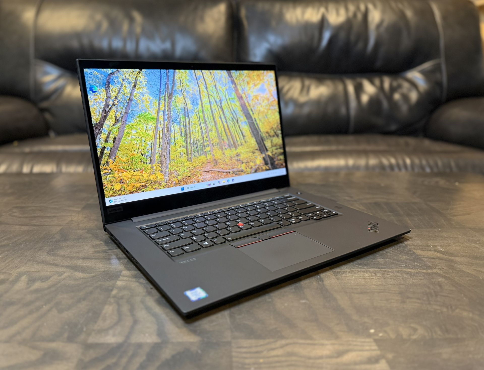 Touchscreen Lenovo Gen 2 ThinkPad Extreme 15.6” inches Core i7 9th gen 32GB RAM 1TB SSD GTX 1650 4GB 4K screen Windows 11  laptop computer