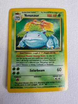 Venusaur 1999 Pokemon Unlimited #15 Rare Holo