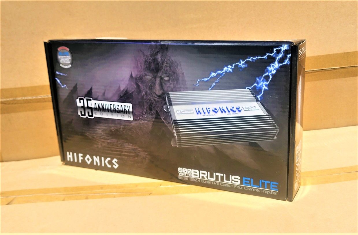 Hifonics Brutus Series 4-Channel Speaker System Amplifier 800 Watts BE35-800.4 🚨 No Credit Needed 🚨 Payment Options Available 🚨