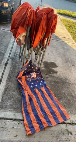 Canopy With Astros Flag