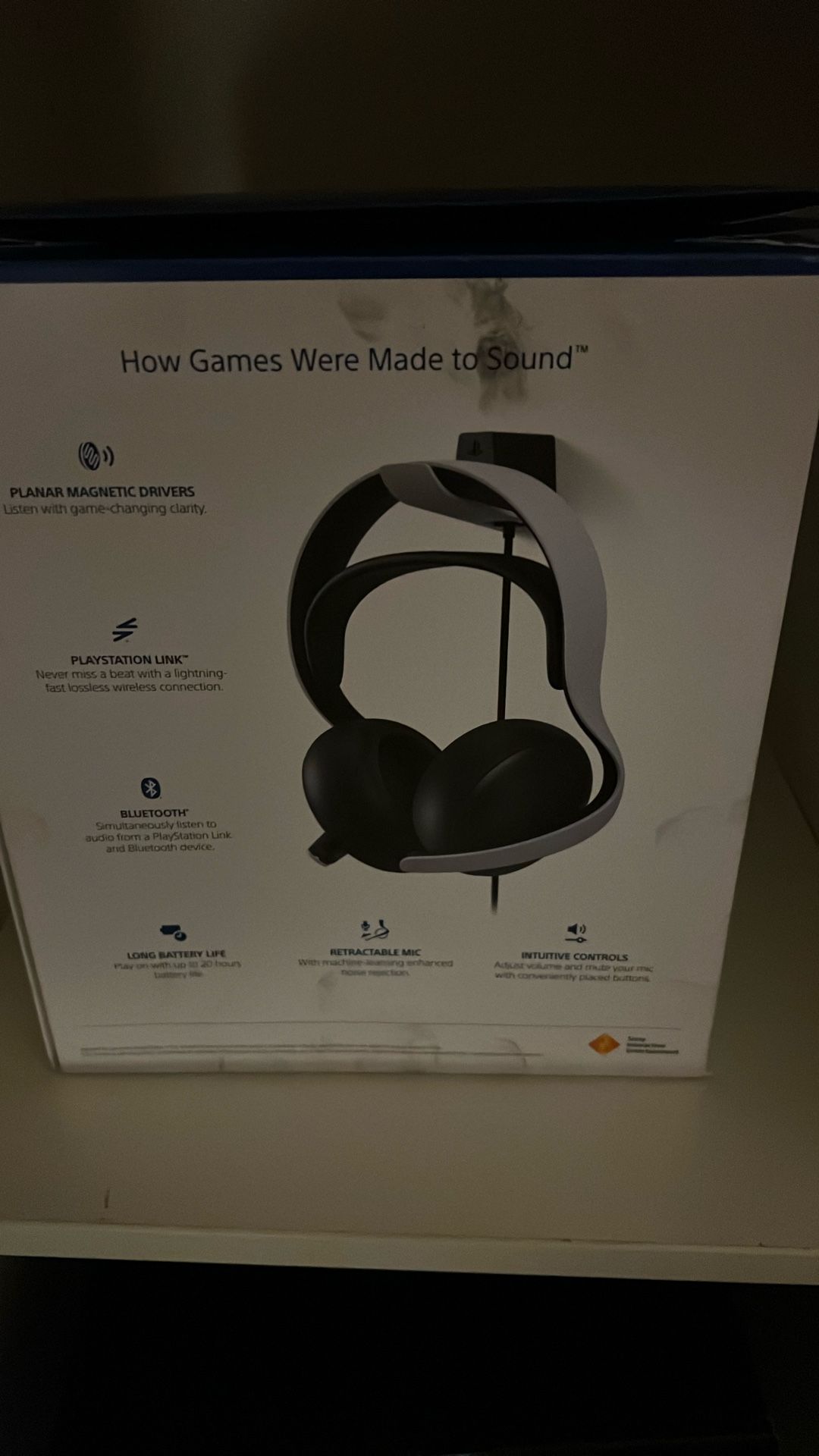 Brad New Ps5 Pulse Elite Headphone