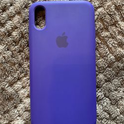 Apple iPhone X/XS Purple silicone case