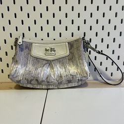 Coach Madison Ikat Top Handle Clutch