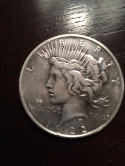 Liberty dollar 1922 silver