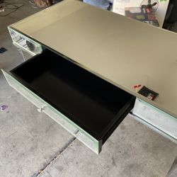 Glass Mirror Table 