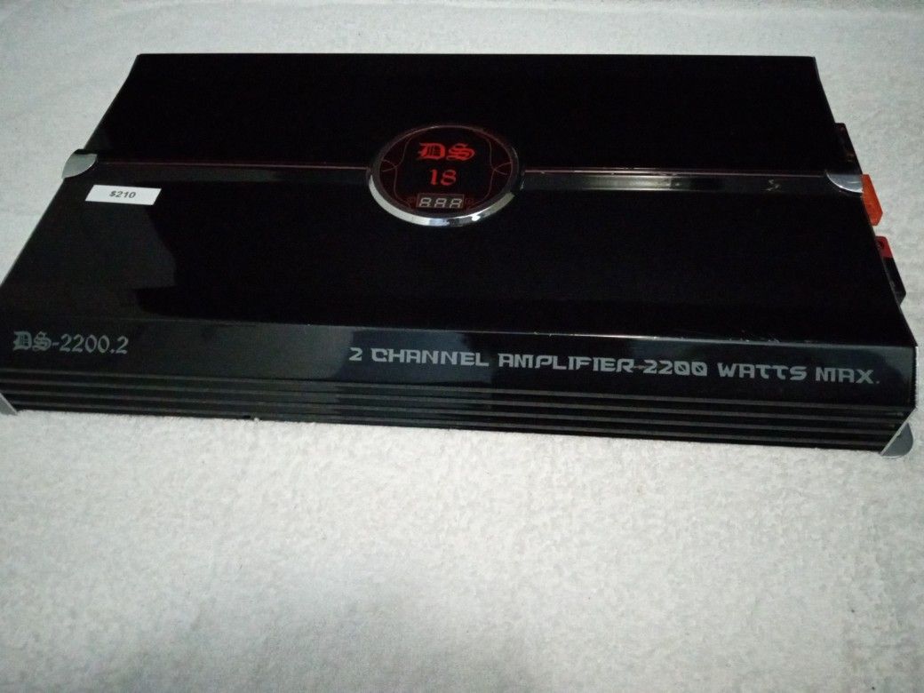 DS 18 GEN 2200.2- 2200 WATT 2 CHANNEL AMPLIFIER