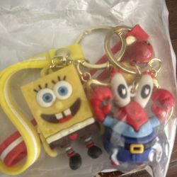 sponge bob keychain 
