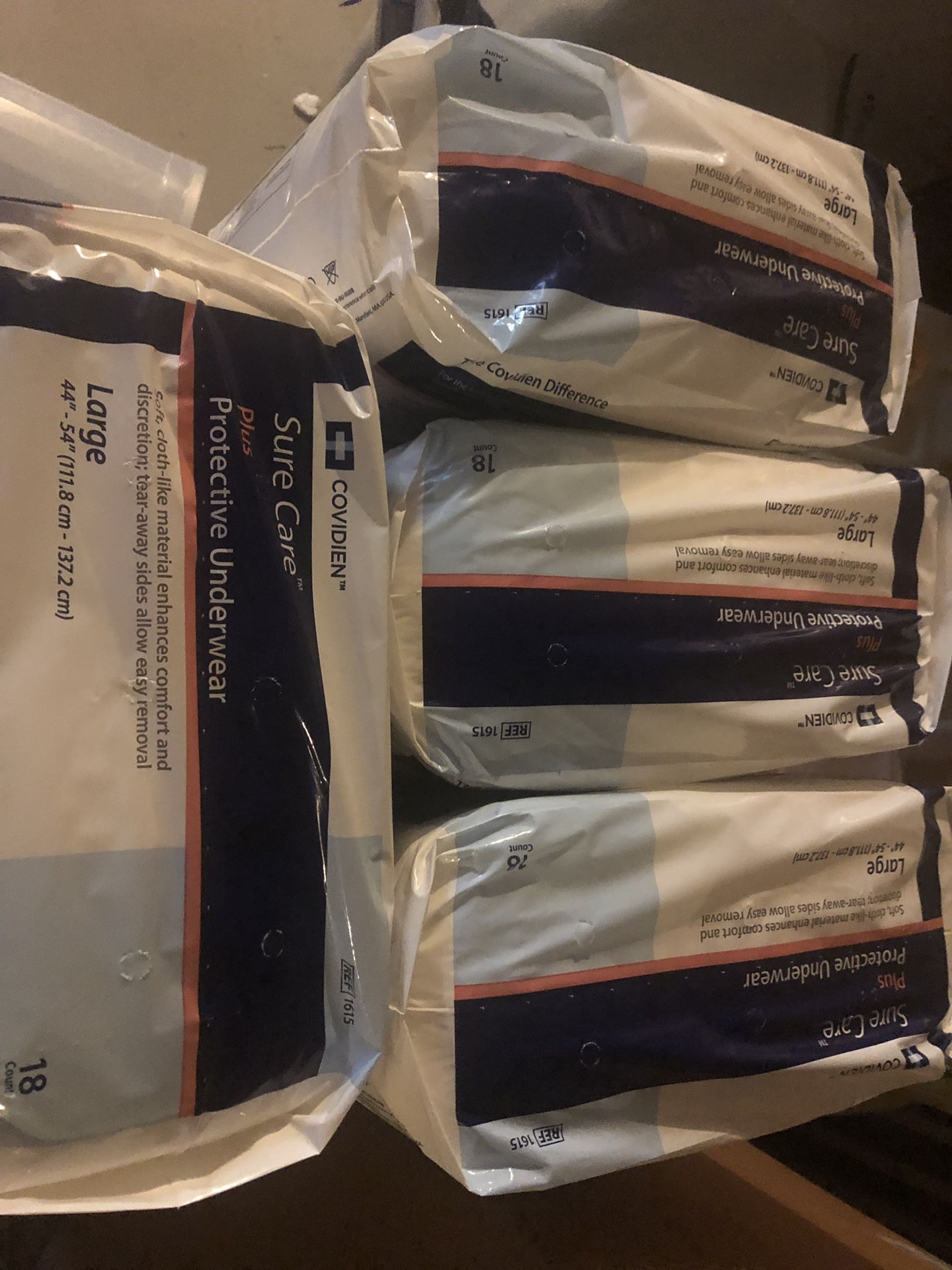 Depends -Size Large (brand new)