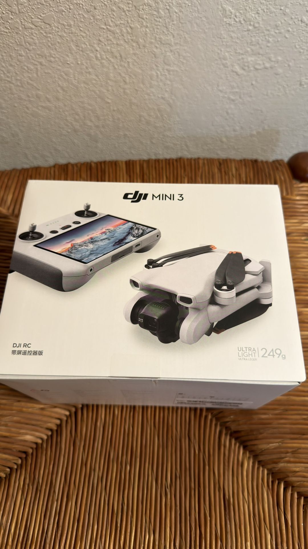 DJI Mini 3 + DJI RC (Built-In Screen) β Brand New / Like New