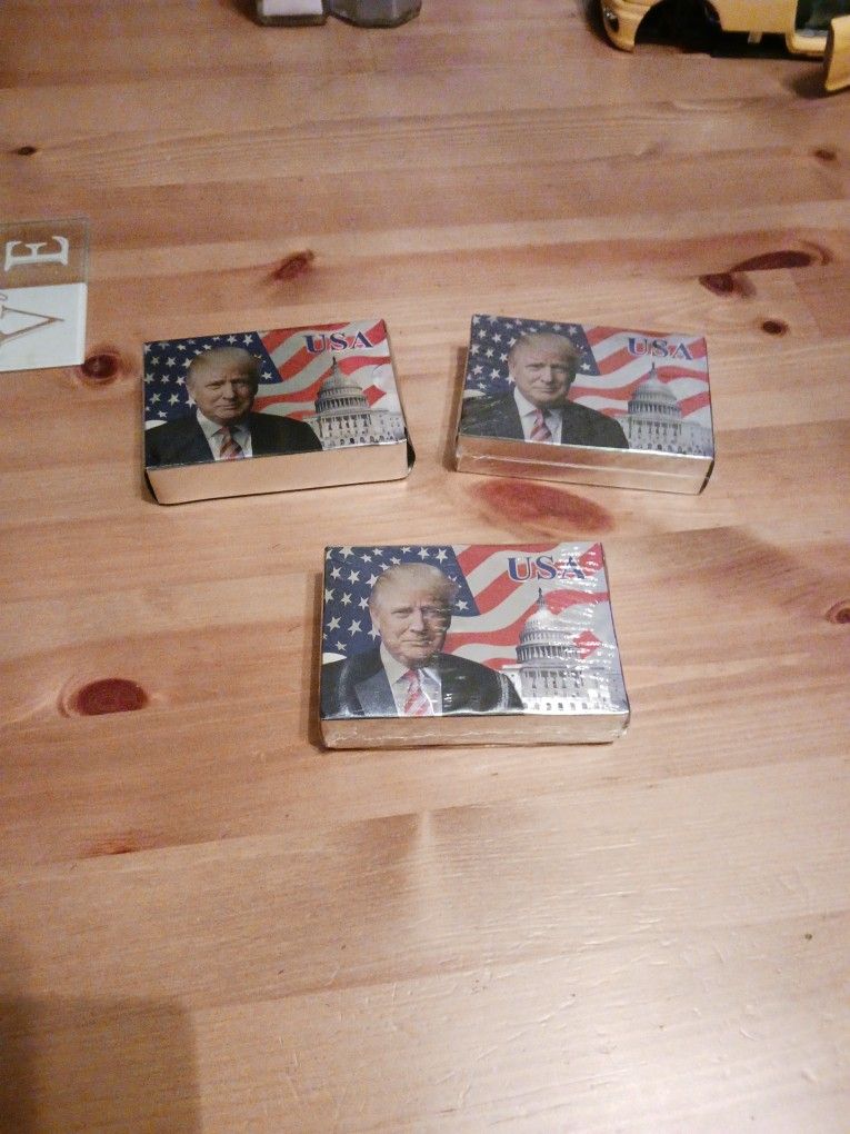 Donald Trump Playing Card's (3) Set's