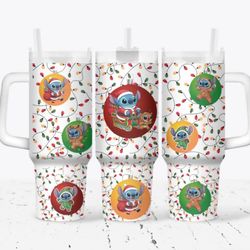Stitch Christmas 40oz Tumbler