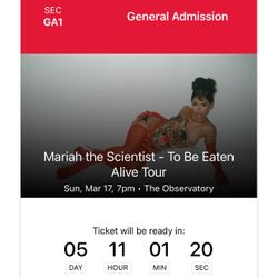 Mariah The Scientist tickets 
