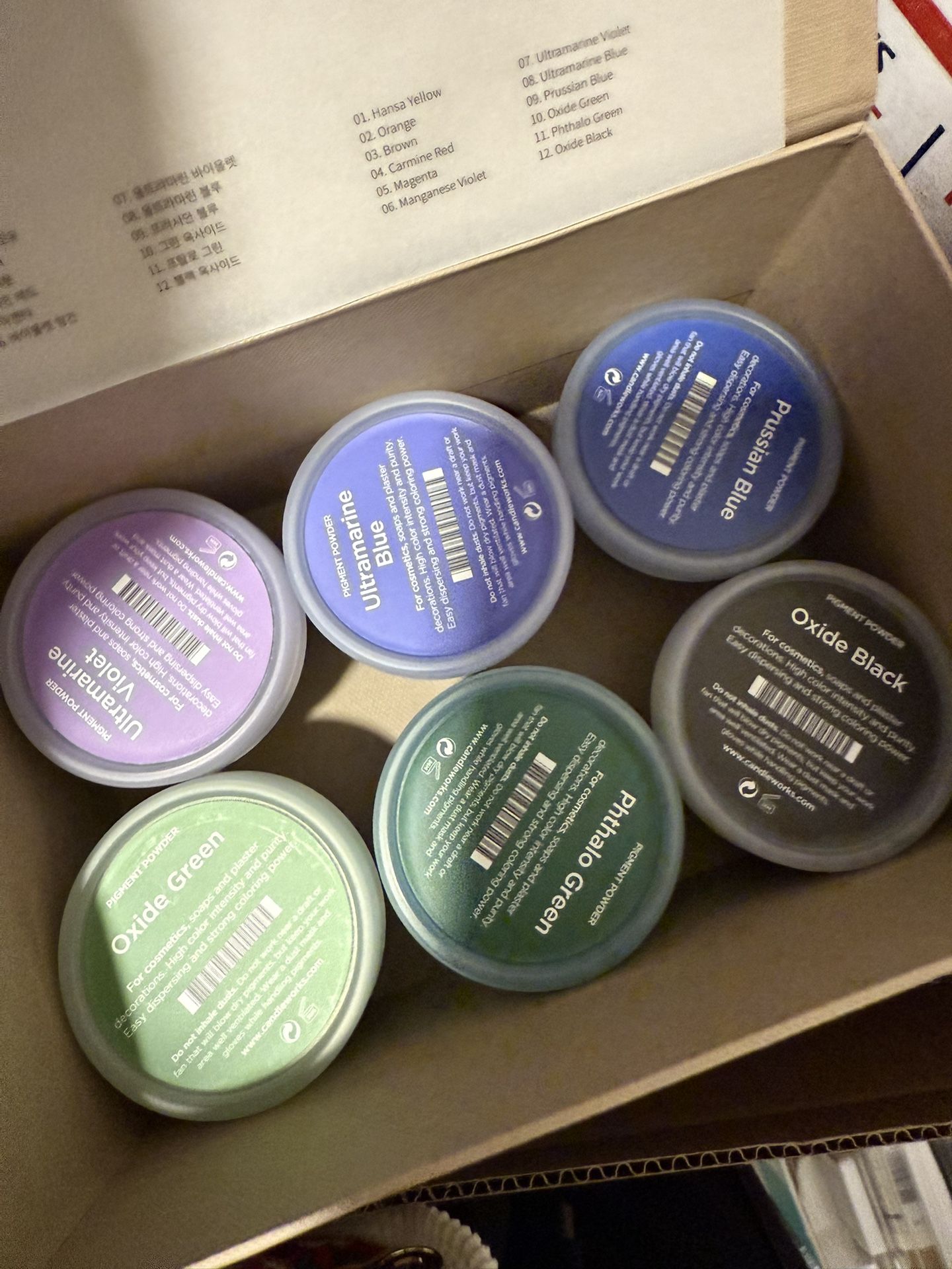 Pigment Powder - cosmetics, soaps, and plaster