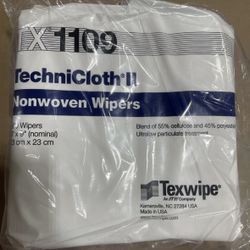 Texwipe TX1109 Cleanroom Wipers 9x9 Full Case 3000 Sealed Bags