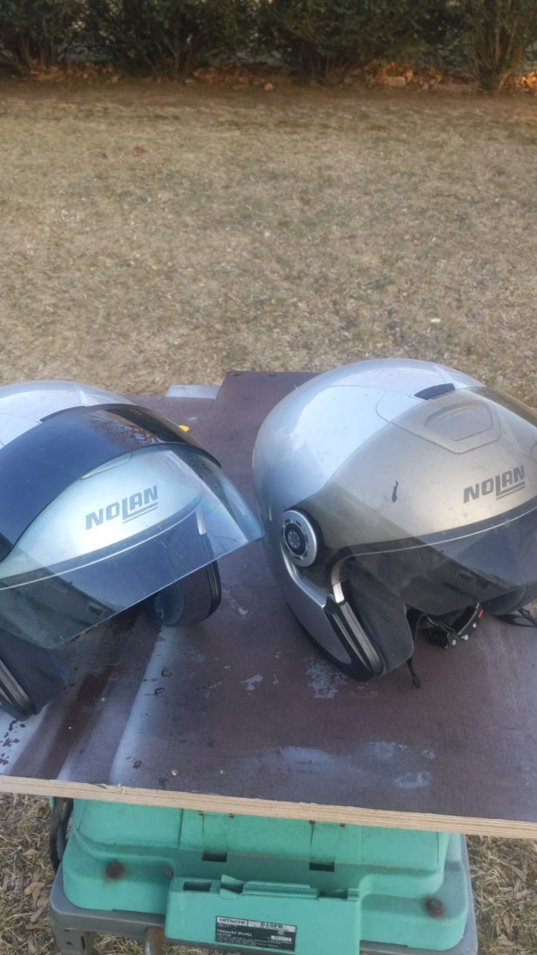 2 Adult Helmets