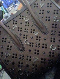 Christian Louboutin Studded Leather Tote Bag