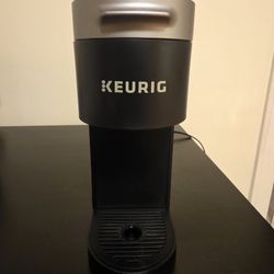Keurig K-Slim Single Serve K-Cup Pod Coffee Maker in black. 