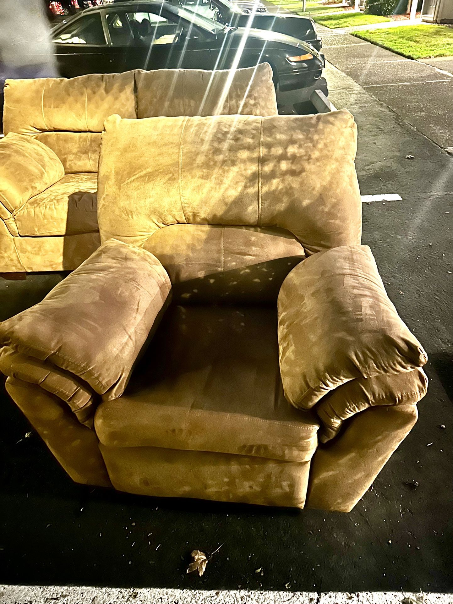 Couch And Recliner