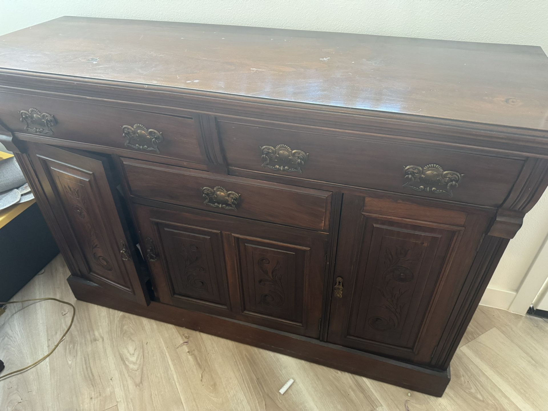 Solid Wood Credenza