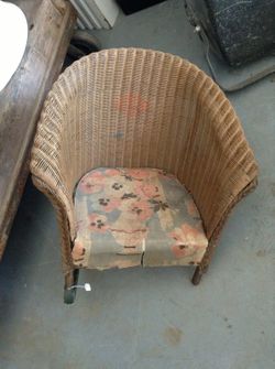 Haywood children's wicker rocking chair
