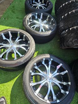Tundra rims 5 lugs 22x10