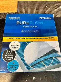 Pure flow cabin air filter. PC99555x