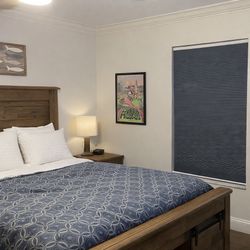 Queen Bedroom Set, Ashley Furniture/Solid Wood With Storage